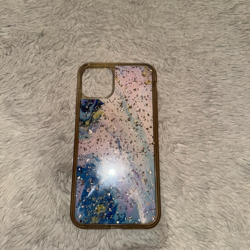 Stylish Blue and Gold Phone Case